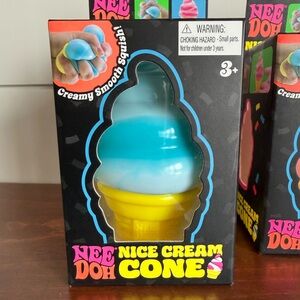 NeeDoh Nice Cream Cone - Blue